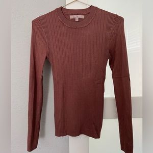 Love Tree fitted ribbed sweater - women’s size small